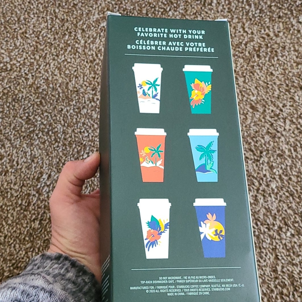 New!  Starbucks Reusable hot cups w/ lids - Picture 2 of 5